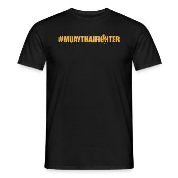#MuayThaiFighter - Thai Boxing Muay Thai Fighter - Männer T-Shirt - Schwarz - Vorne - AI Model Male 178 light (178cm)