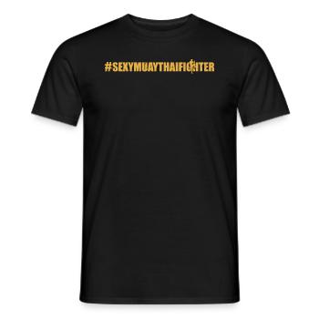 #SexyMuayThaiFighter - Muay Thai Boxing Muay Thai - Men's T-Shirt - black - Front - AI Model Male 178 light (178cm)