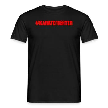 #KarateFighter - Karaté Combat Karaté Combattant - T-shirt homme - noir - Devant - AI Model Male 178 light (178cm)