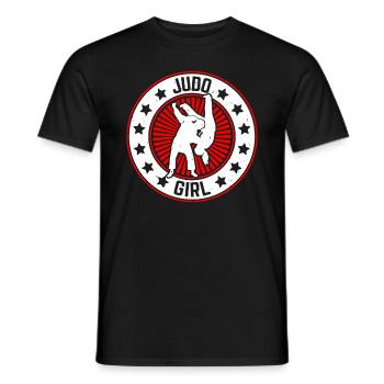 Judo Fille Judo Combattante Judo Arts Martiaux Judoka - T-shirt homme - noir - Devant - AI Model Male 178 light (178cm)
