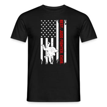 Meilleur combattant de judo de tous les temps - Judo Fighter Judo Martial - T-shirt homme - noir - Devant - AI Model Male 178 light (178cm)
