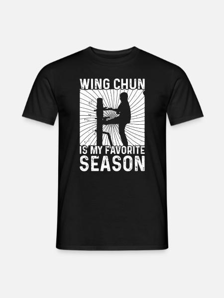 Wing Chun Is My Favorite Season - Wing Chun - Men's T-Shirt - black
