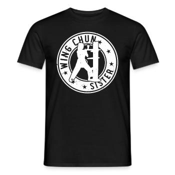 Wing Chun Sister Wing Chun Sister - Men's T-Shirt - black - Front - AI Model Male 178 light (178cm)