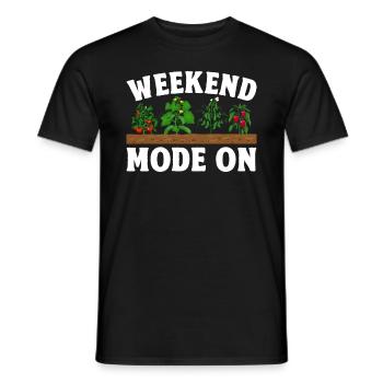 Gardener Gardening Landscaper - Gardening Mode On - Men's T-Shirt - black - Front - AI Model Male 178 light (178cm)