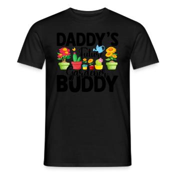 Daddys Future gardener Buddy - Gardener Baby - Männer T-Shirt - Schwarz - Vorne - AI Model Male 178 light (178cm)