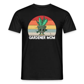 Jardinage Maman Jardinier Amateur Maman - T-shirt homme - noir - Devant - AI Model Male 178 light (178cm)