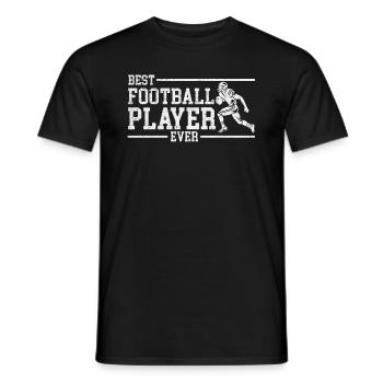 Saison de football Jeu de football - Meilleur jeu de football - T-shirt homme - noir - Devant - AI Model Male 178 light (178cm)