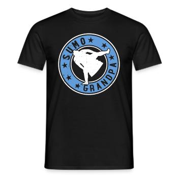 Sumo Fighter Daddy Sumo Wrestler Sumo Daddy Sumo - Men's T-Shirt - black - Front - AI Model Male 178 light (178cm)