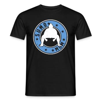 Sumo Fighter Mom Sumo Wrestler Sumo Mama Sumo - Men's T-Shirt - black - Front - AI Model Male 178 light (178cm)