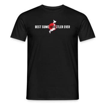 Sumo Fighter Sumo Wrestling - Meilleur lutteur de sumo e - T-shirt homme - noir - Devant - AI Model Male 178 light (178cm)