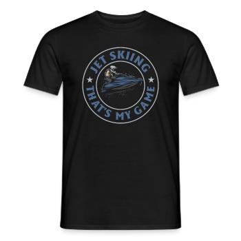Le jetski c’est mon jeu - Jetski Lover Jetski Rid - T-shirt homme - noir - Devant - AI Model Male 178 light (178cm)