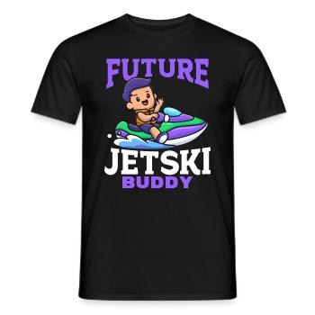 Bébé Jetski Rider Jetski Bébé - Future Jetski Budd - T-shirt homme - noir - Devant - AI Model Male 178 light (178cm)