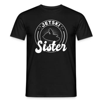 Jetski Sister Jetski Driver Jetski Sister Jetski - Männer T-Shirt - Schwarz - Vorne - AI Model Male 178 light (178cm)