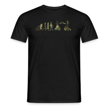 Kendo Evolution Kendo Combattant Kendo Lutteur - T-shirt homme - noir - Devant - AI Model Male 178 light (178cm)