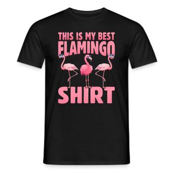 C’est ma meilleure chemise de flamant rose - Pink Flamingo - T-shirt homme - noir - Devant - AI Model Male 178 light (178cm)