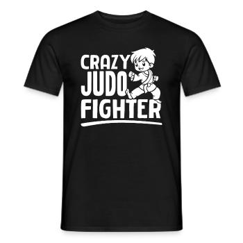 Judo Enfants Judo Fighter - Crazy Judo Fighter - T-shirt homme - noir - Devant - AI Model Male 178 light (178cm)