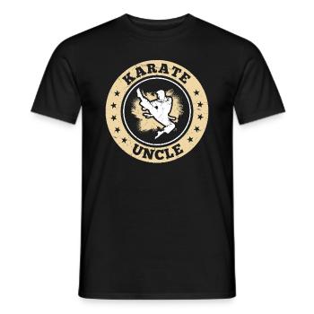 Karaté de combat Oncle Karaté Combattant - T-shirt homme - noir - Devant - AI Model Male 178 light (178cm)