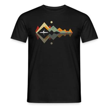 Watersports Kayaking Kayaker Canoeing - Männer T-Shirt - Schwarz - Vorne - AI Model Male 178 light (178cm)