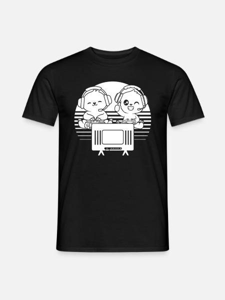 Video Gaming Sloth Gaming Funny Gaming Sloth - Männer T-Shirt - Schwarz