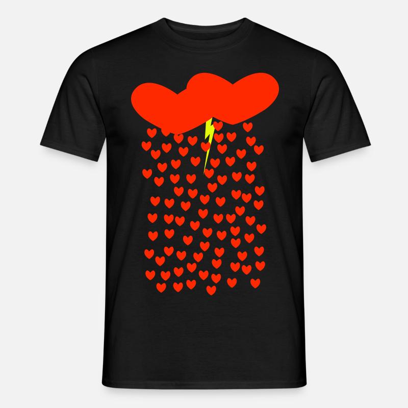 Lieber Sturm - Männer T-Shirt - Schwarz