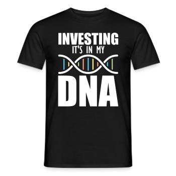 Investieren Spekulieren Aktien Börse - Männer T-Shirt - Schwarz - Vorne - AI Model Male 178 light (178cm)