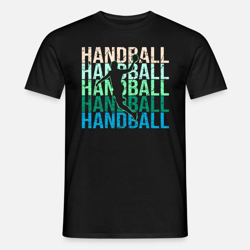 Handball - Männer T-Shirt - Schwarz