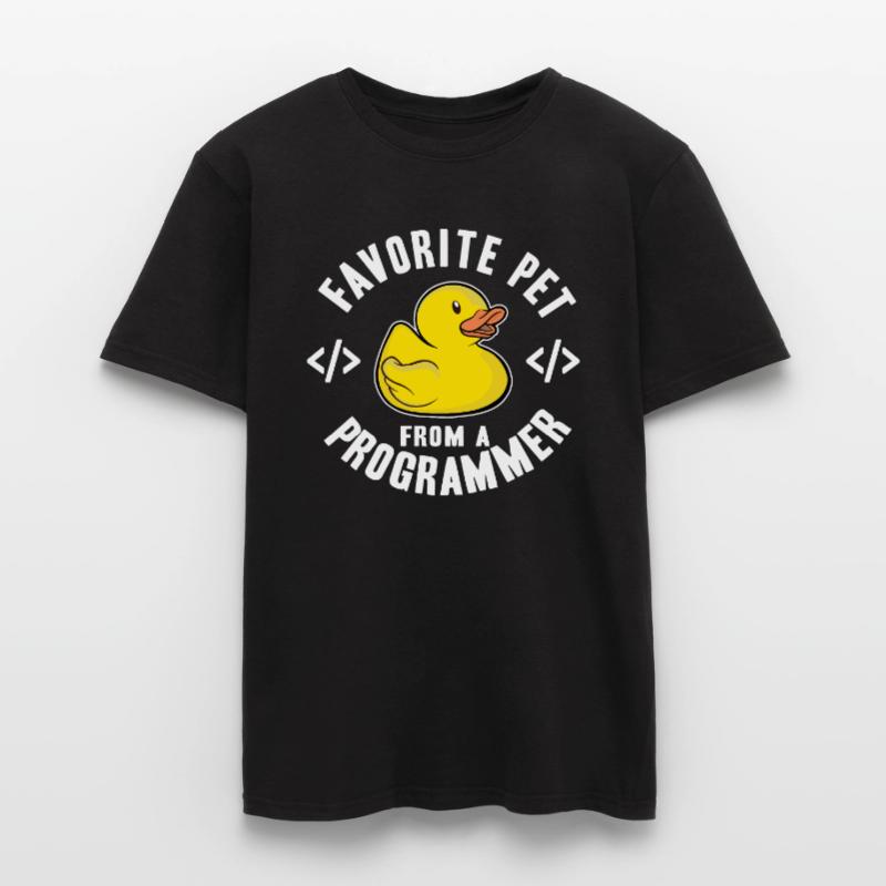 Programmeurs Canard Programmation Debugging Drôle T-shirt homme