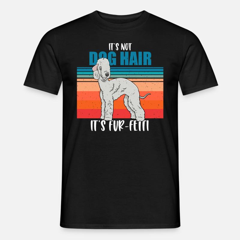 Bedlington Terrier - Männer T-Shirt - Schwarz