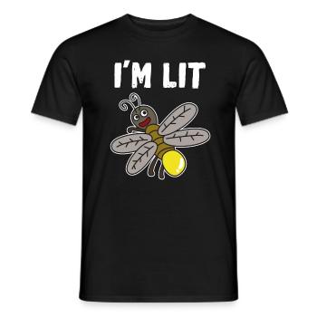 I'm Little Tshirt Design - T-shirt homme - noir - Devant - AI Model Male 178 light (178cm)