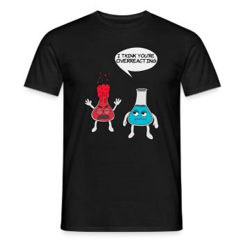 Wissenschaftliches Experiment T-Shirt - Männer T-Shirt - Schwarz - Vorne - AI Model Male 178 light (178cm)