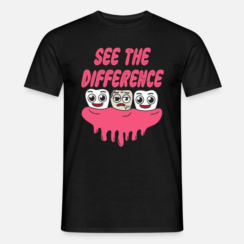 Awesome & Trendy Tshirt Designs See the difference - Men’s T-shirt - black