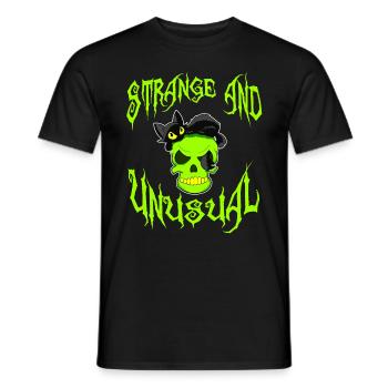 Gruseliges und dennoch attraktives T-Shirt-Design für Sie! "" - Männer T-Shirt - Schwarz - Vorne - AI Model Male 178 light (178cm)