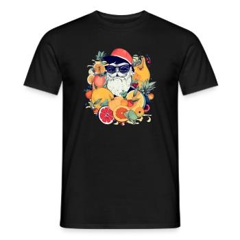 Grandpa fruits - Men's T-Shirt - black - Front - AI Model Male 178 light (178cm)