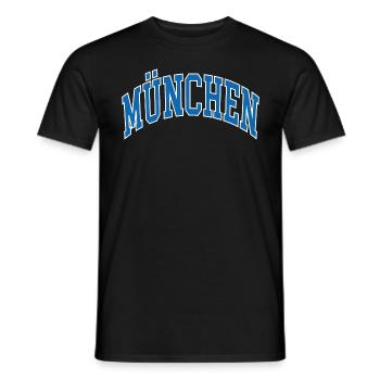 Munich - T-shirt homme - noir - Devant - AI Model Male 178 light (178cm)