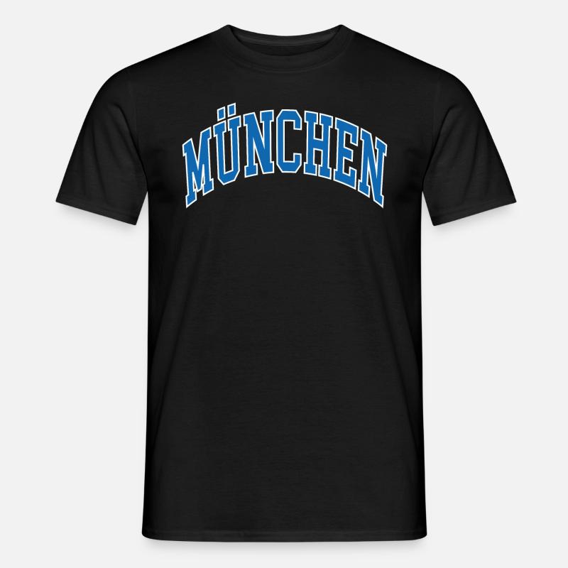 München - Männer T-Shirt - Schwarz