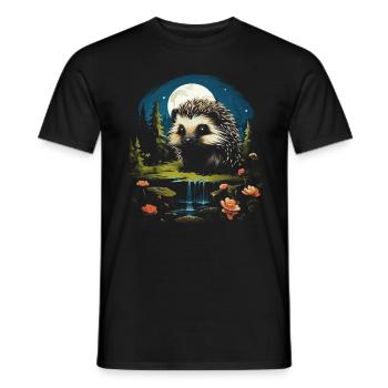Drôle Mignon De La Faune - T-shirt homme - noir - Devant - AI Model Male 178 light (178cm)