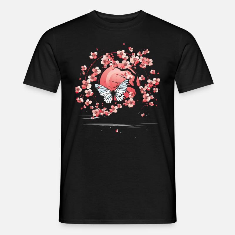 Japan Sakura Cherry Blossom Tree - Men's T-Shirt - black