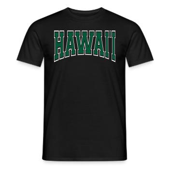 Hawaii - Männer T-Shirt - Schwarz - Vorne - AI Model Male 178 light (178cm)