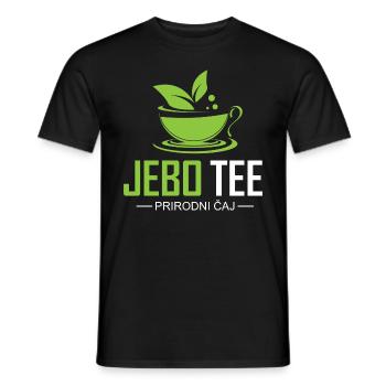 Jebo Tee - Der Tee für Jugos - Männer T-Shirt - Schwarz - Vorne - AI Model Male 178 light (178cm)