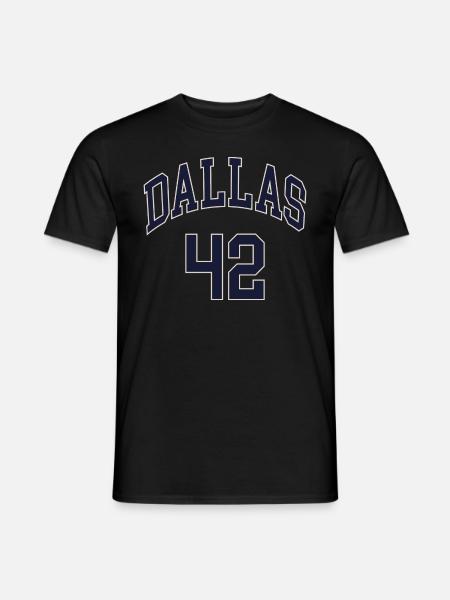 Dallas 42 - Männer T-Shirt - Schwarz