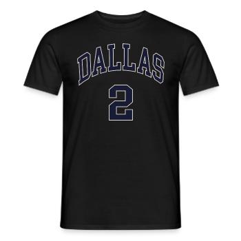 Dallas 2 - T-shirt homme - noir - Devant - AI Model Male 178 light (178cm)