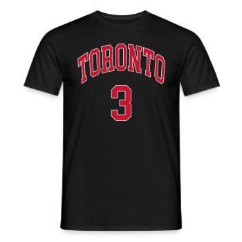 Toronto 3 - Männer T-Shirt - Schwarz - Vorne - AI Model Male 178 light (178cm)