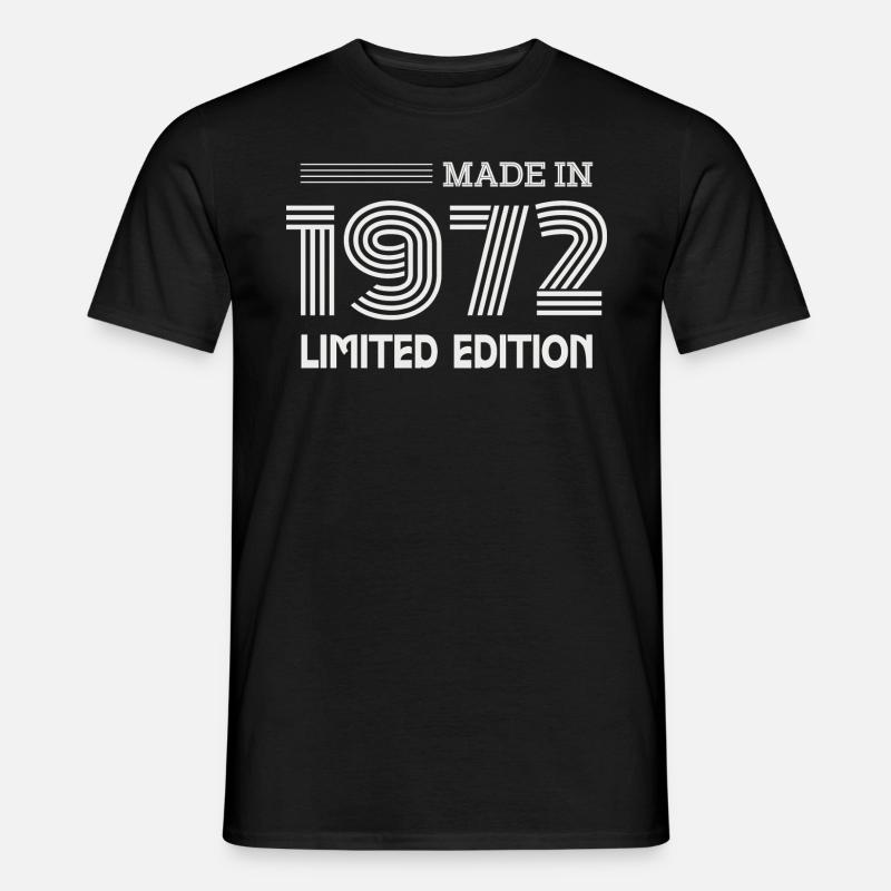 1972 Geburtstagsgeschenkidee 1972 - Männer T-Shirt - Schwarz