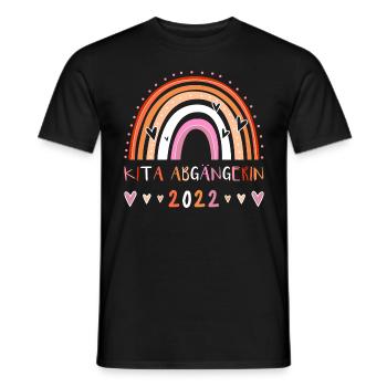 Einschulung Schulkind 2022 Kita Abgängerin - Männer T-Shirt - Schwarz - Vorne - AI Model Male 178 light (178cm)