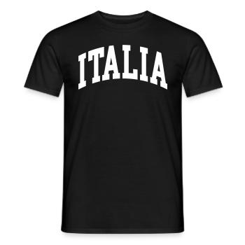 Italie - T-shirt homme - noir - Devant - AI Model Male 178 light (178cm)