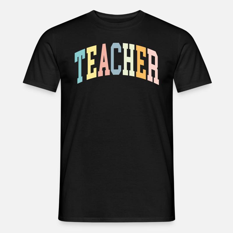 Teacher - Männer T-Shirt - Schwarz