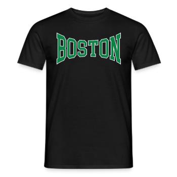 Boston - T-shirt homme - noir - Devant - AI Model Male 178 light (178cm)