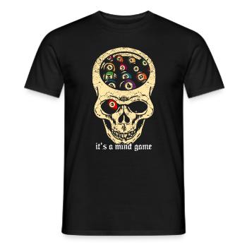 Billard Pool Snooker - Männer T-Shirt - Schwarz - Vorne - AI Model Male 178 light (178cm)