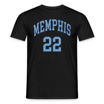 Memphis 22 - Männer T-Shirt - Schwarz - Vorne - AI Model Male 178 light (178cm)