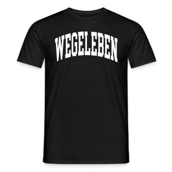 Vie au bord de la route - T-shirt homme - noir - Devant - AI Model Male 178 light (178cm)